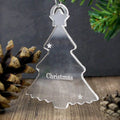 Customized OEM Laser Cutting Acrylic Cut Acrylic Christmas Tree Ornament