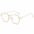 ADE WU LB9038 Fashion Blue Light Blocking Glasses Women Oversized Square Optical Eyeglasses for Prescription