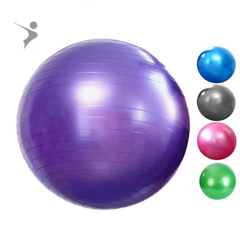Include Pump 75cm Big Yoga Balls Exercise Pilates  and Fitness Ball  Eco-friendly Gym Yoga Balls Strong Stability PVC