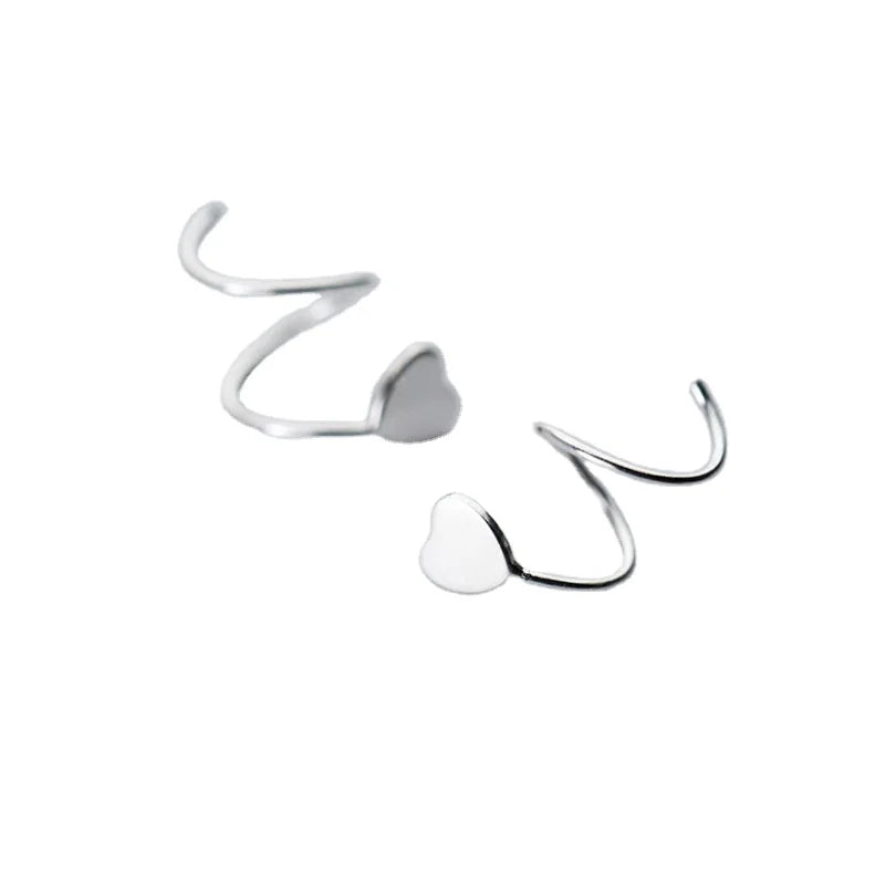 Factory Wholesale  Silver Vertical bar Wedding Heart Dangle Earrings for Women Silver Earrings Party Fashion Jewelry