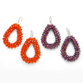 ASJEWELRY Kralen Oorbellen Handmade Black Crystal Beads Teardrop Earrings for Women Waterdrop Dangle Earrings 2503 Ersn51
