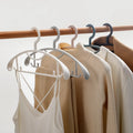 Multi Style Color Wide Shoulder Non Slip Hanger Cloth Hangers for Boutiques White Hanger