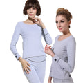 Women's Cotton Rechargeable Battery Powered Electric Long Johns Heated Thermal Underwear for Winter Breathable Feature