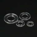 Din Standard M2 M3 PVC POM Plastic Fastener Round Flat Ring Plain Washers Thin Gasket Insulation Clear Spacer Nylon Gasket