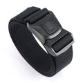 Stock Men's Fabric Belt Metal Buckle Quick Release Tactical Belt Hunting Hiking Sports Belt Strap
