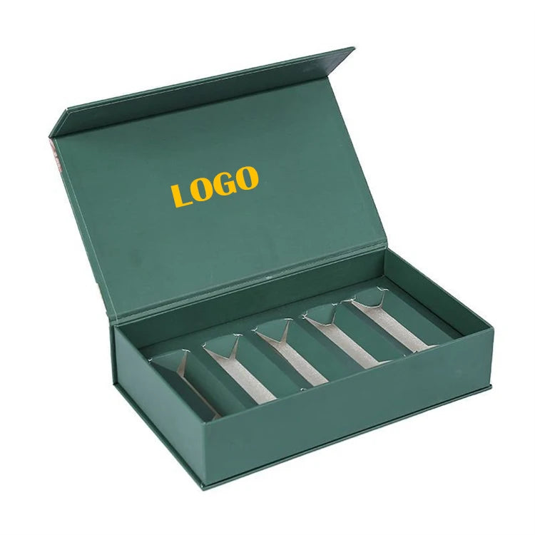 Wholesale Custom Logo Cardboard Magnetic Rigid Book Shaped Packaging Boxes Embossing Matt Lamination Recycled Photo Frame