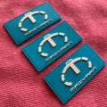 Luxury Design 3D Brand logo PVC Rubber Labelprofessional logo Embossed Silicone Rubber Patch for Jeans