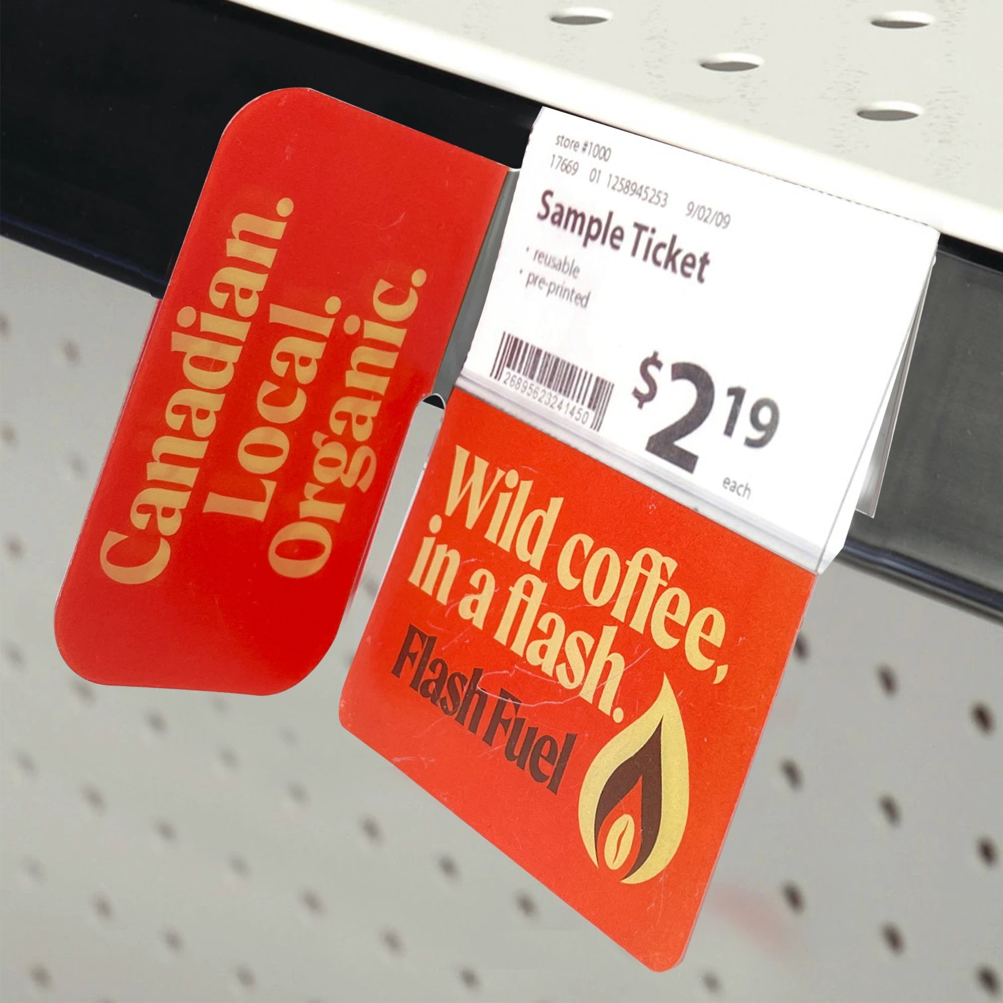 Hookei Source Supplier Cheap Supermarket PVC Shelf Talker Clear Display Shelf Talker