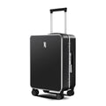 Unisex High-Durable 26\" 30\" 32\" Aluminum Frame Cabin Luggage Set Front Opening ABS Cup Holder Multi-piece Modern Cartoon
