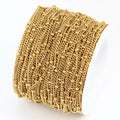 Handmade Stainless Steel Necklace Chain With Beads Design Link Chains Bracelet for Jewelry Making DIY Components