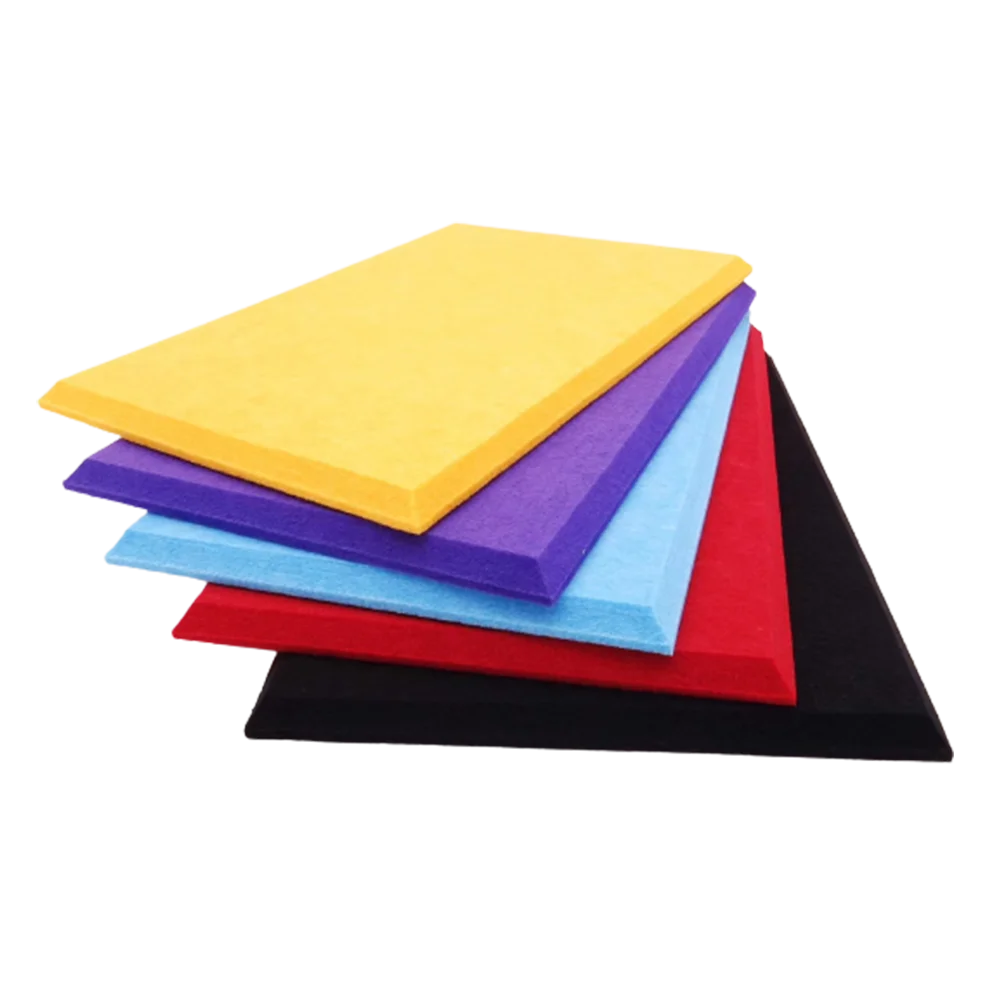 Waterproof  Fire Retardant EN ISO 11654 3D Wall Felt Panel Acoustic