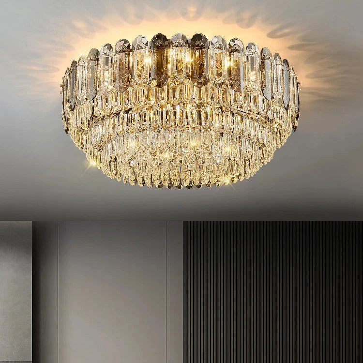 High Selling Golden Indoor Luxury Chandelier Lighting Lamp for Living&Dining Room Loft Hotel Ceiling Lamp Lustre