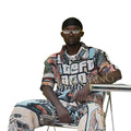 Men's Tapestry Matching Sets High Street Jacquard Blanket Clothing Wholesale Heavyweight Hip Hop Tapestries Set for Men