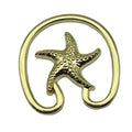 Custom Starfish Strap Series Metal Buckle Alloy and Zinc for Bra Straps Accessories Elegant Swimwear Decoration