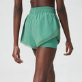 High Waist Shorts Athletic Workout Active 2 in 1 Double Layer Sports Shorts