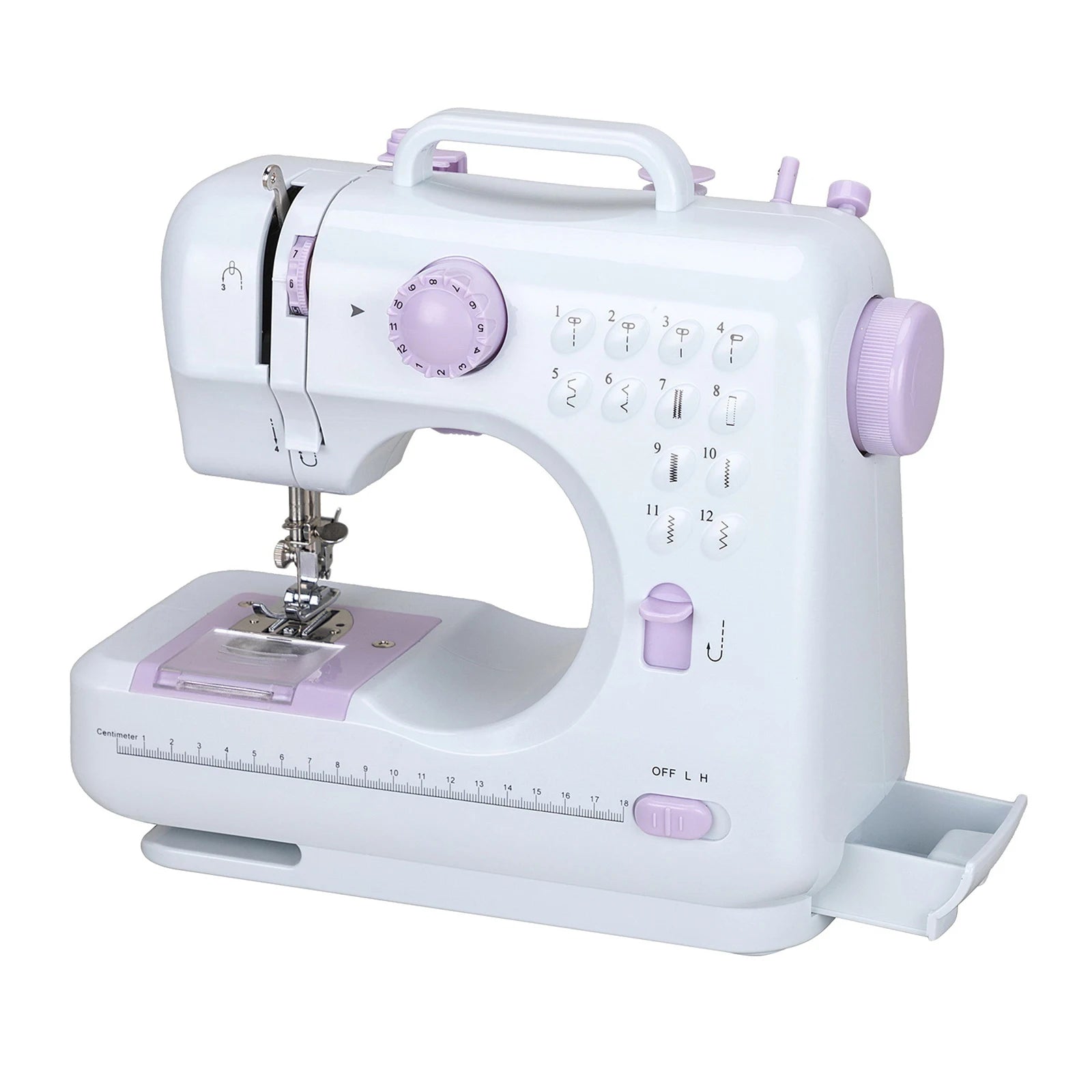 EU Stock 12-Stitch Household Sewing Machine Portable Electric & Manual for Home Use DE Nahmaschine Christmas Gifts