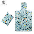 Marble Double Layer Custom Print Pilates Studio Eco Non Slip Gymnastics Pilates Core Training Reformer Towel Mat