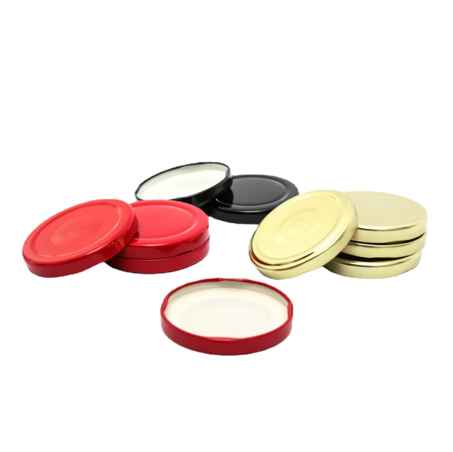 Wholesale Customized Printed Logo 58 MM Metal Twist Off Jar Lids