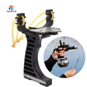 Piaoyu New Fishing Set Slingshot Hunting Suit Outdoor Shooting Long Scope Fishing Reel and Darts Sling Shot