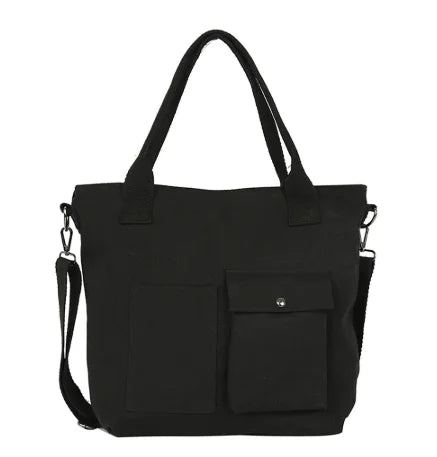 Literary Simple Ladies Messenger Shoulder Handbags Tote Canvas Bag