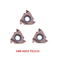 IRON ROOT 16ER/IR AG60/AG55 TG1115 Universal Thread PVD Coated Tungsten Carbide Threading Insert OEM HRC35 CNC Lathe SER/SNR