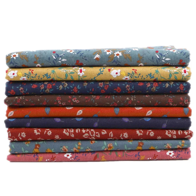 Good Sale Low Moq Recycle Custom Digital Print Linen Cotton Fabric for Clothing