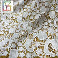 2023 Best Selling Fancy Cord White Lace Fabric African Nigerian Water Soluble Lace French Dresses Guipure Lace Fabric