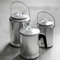 Aluminum Steaming Coffee Maker with Handle 9-Cup Eco-Friendly Modern Drip Boiling Tea Pot with Lid
