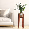 High Quality Mid-Century Modern Bamboo Stand Large or Small Size Indoor or Outdoor Garden Decoration Wood Flower Pot Holder