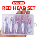Wholesale 5pcs Minnow Lure Fishing Sets in Hot Sale High Quality 5pcs/box Fishing Lure Artificial Crankbait Fishing Set MegaBDM