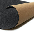Custom Logo 80*30cm/90*30cm Big Size Office Desktop Decoration Natural Cork With Felt Fabric Radiation Protection Mat