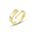 Ins Minimalist Ring Female Hip-Hop Element Index Finger Ring Plated Titanium Steel