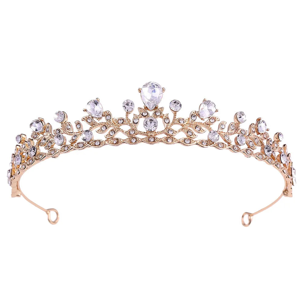 Pageant Wedding Tiaras Fahion Small Crown Bridal Tiara Crystal and Diamond Crown