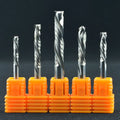 CNC Router Bit 2 Flute up Down Cut Carbide End Mill 3.175-12mm Shank Compression Milling Cutter for Metal Aluminum Cutting