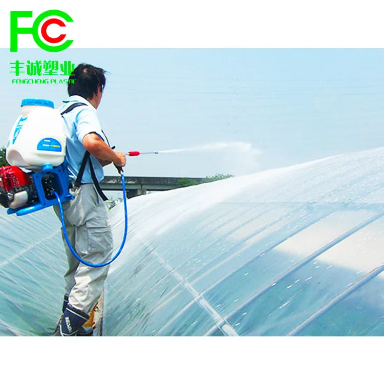 6 8 Mil Tomato Tunnel clear Ldpe Film Greenhouse Cover Anti Drip Anti Fog Transparent Plastic Film Roll for Agricultural