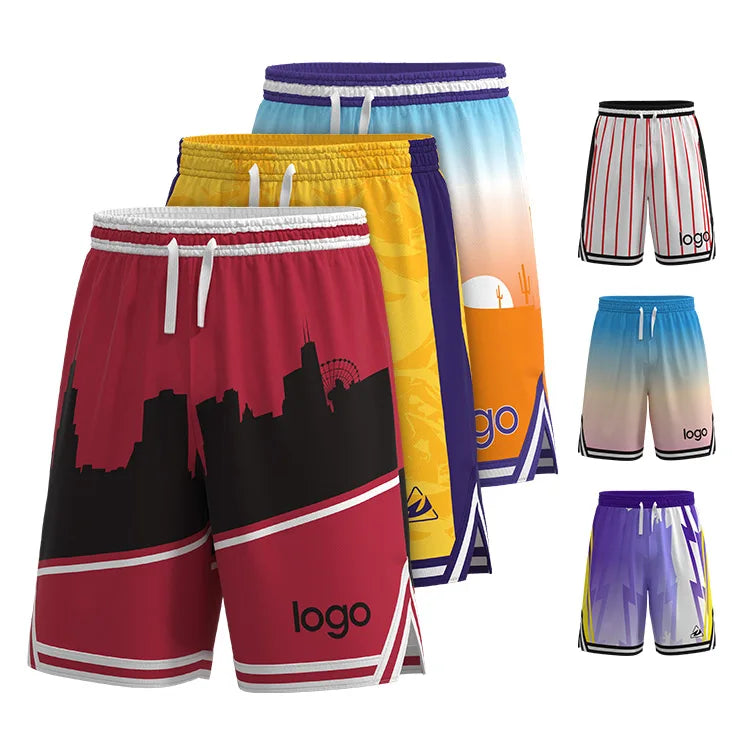 Wholesale Manufactures Men Quickly Dry Custom Mesh Basketball Shorts Sport Vintage Basketball Short