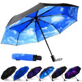 Automatic 3-Fold Business Umbrella UV Sublimation Outdoor Travel with Custom Logo Printed Modern Design Adults Gift Parapluie
