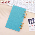 Hongbo Best Selling A6 PVC Budget Binder/Photo Album/Agenda Planner Covers with GOLD/BLACK RINGS Available