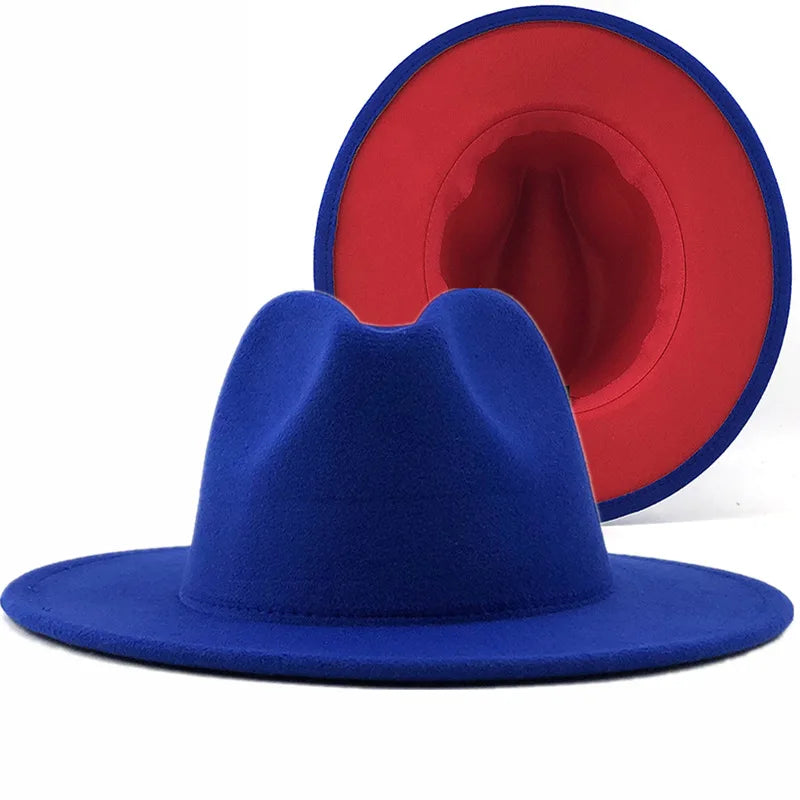 2024 Autumn and Winter Fashion Fedora Hat Men Wholesale Women's Wool Panama Jazz Fedora Hat