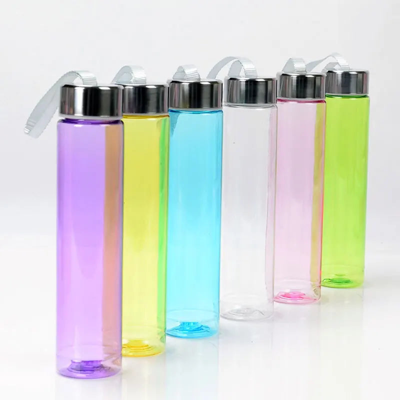 Plastic Water Bottle With Custom Logos As Free Gift for Brand Promotion Sports Dull Polish Bottle With Custom Logo Printing