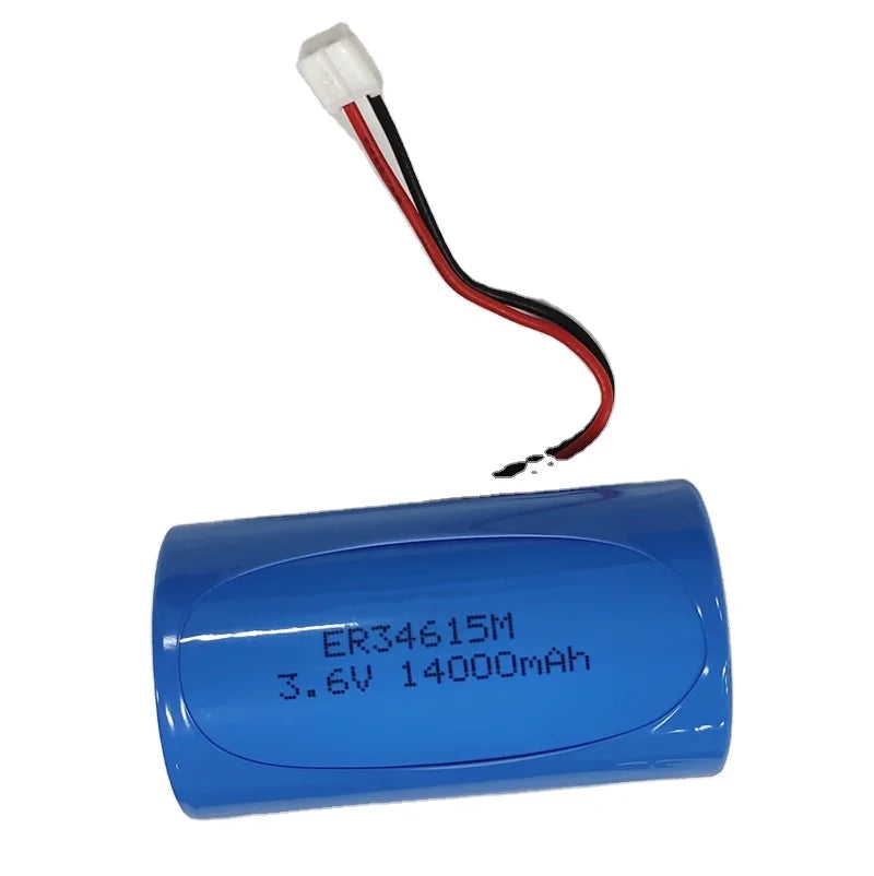 3.6V 14Ah ER34615M Hot Sell D Size Battery with Connector in Stock