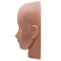Eyelash Extensions Rubber Practice Training Extension Silicone Model Flat Head Mannequin