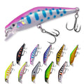 Wholesale MI166 5.7cm 3.4g Artificial Hard Plastic Bait Long Casting Minnow Fishing Lures MegaBDM