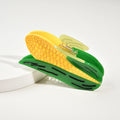 BSCI Factory YHJ Wholesale Custom Hair Accessories Cute Corn Claw Clips Acetate Hair Claw Clips Hair Claw for Women