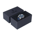 Customizable Modern Luxury Handmade Slotted Watch Display Box Embossing Matt Lamination UV Coating Vanishing for Photo Frames