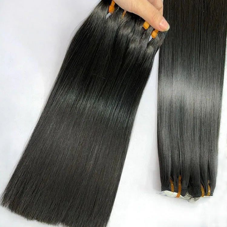 Drop Shipping Vendor Straight  Hair Bundles Single Drown Cuticle Aligned Straight  Hair Bundles Virgin Hair Bundles