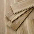 White Brushed Modern European Oak Hardwood Flooring with Click Lock Installation for Living Room & Bedroom ABCD Surface Grading