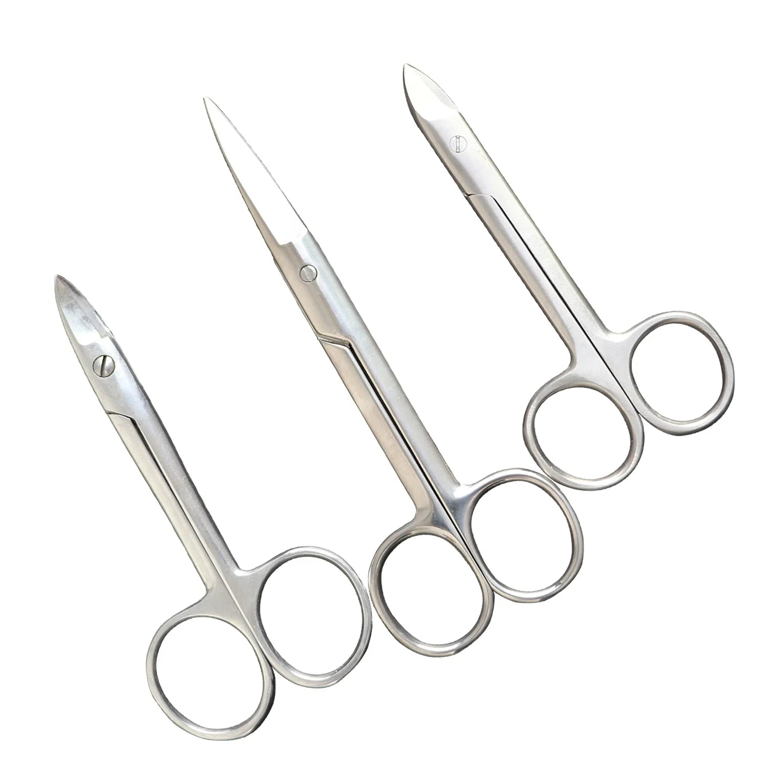 High Quality Mini Stainless Steel Jewelry Blade Scissors Shears Straight Curved Wire Cutting Tool for Making Fine Jewelry