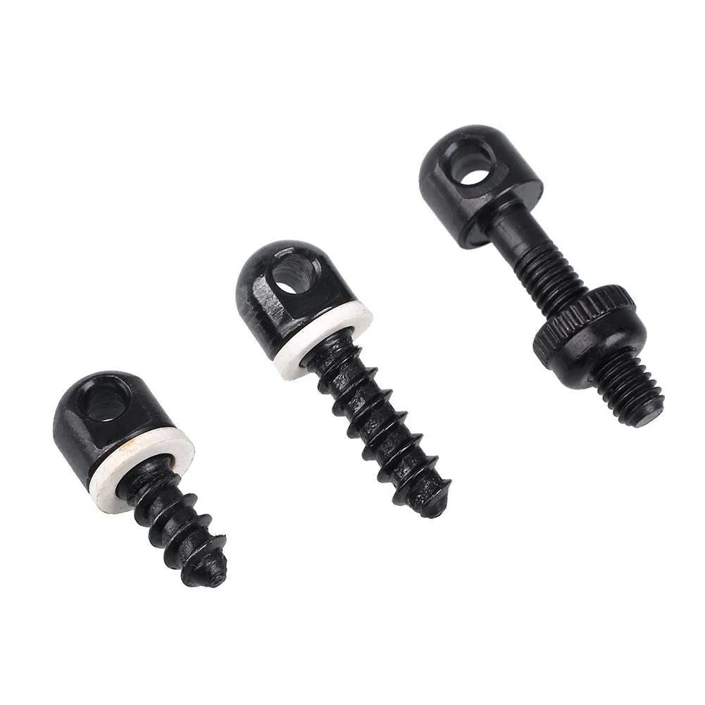 Outdoor Hunting Accessories Wood Screw Studs White Spacers Sling Mount Kit 3pcs Sling Swivels Studs