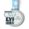Wholesale Custom Design Gymnastics Metal Sport Medals Zinc Alloy Award Trophies with Silk Screen Printing Plaquessix